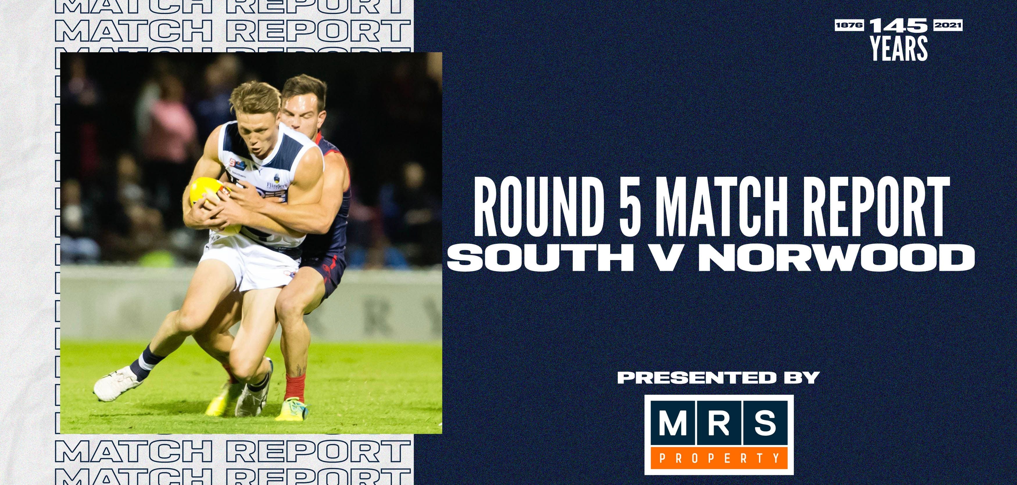 MRS Property Match Report Round 5: vs Norwood MRS Property Match Report Round 5: vs Norwood